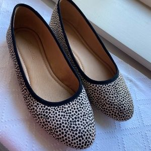 Madewell Calf Hair Ballet Flats